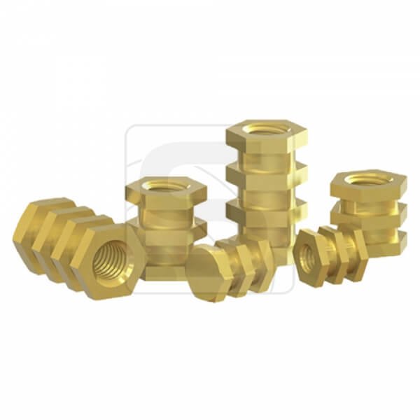 Brass Hex Inserts